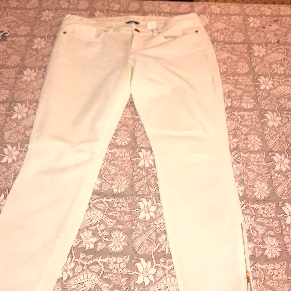Cream J. Crew Pants